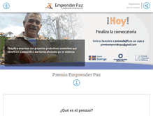 Tablet Screenshot of emprenderpaz.org